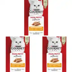Albert Heijn Gourmet Mon petit met kip eend kalkoen 3-pack aanbieding