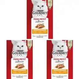 Albert Heijn Gourmet Mon petit met kip eend kalkoen 3-pack aanbieding