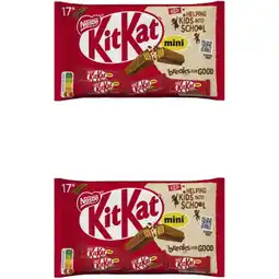 Albert Heijn Kitkat Mini melkchocolade uitdeelzak 2-pack aanbieding