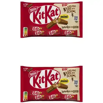 Albert Heijn Kitkat Mini melkchocolade uitdeelzak 2-pack aanbieding