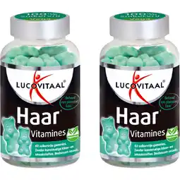 Albert Heijn Lucovitaal Haar vitamines gummies 2-pack aanbieding