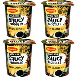 Albert Heijn Maggi Saucy noodles Asia 4-pack aanbieding