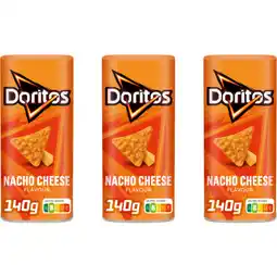 Albert Heijn Doritos Nacho Cheese Canister 3-pack aanbieding