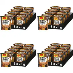 Albert Heijn Maggi Saucy noodles peanut 4-pack aanbieding