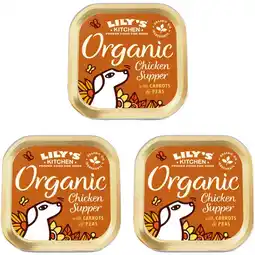 Albert Heijn Lily's Kitchen Organic supper met kip 3-pack aanbieding