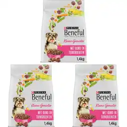 Albert Heijn Beneful Kleine genieter rund en groenten 3-pack aanbieding