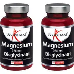 Albert Heijn Lucovitaal Magnesium bisglycinaat 2-pack aanbieding