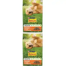 Albert Heijn Bonzo Senior met kip en groenten 2-pack aanbieding