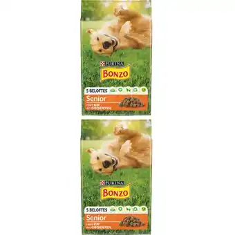 Albert Heijn Bonzo Senior met kip en groenten 2-pack aanbieding