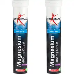 Albert Heijn Lucovitaal Magnesium citraat tabletten 2-pack aanbieding