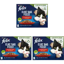 Albert Heijn Felix Elke dag feest countryside gelei 3-pack aanbieding