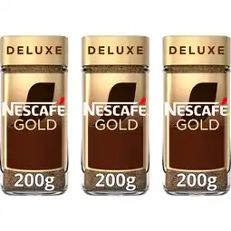 Albert Heijn Nescafé Gold deluxe oploskoffie 3-pack aanbieding