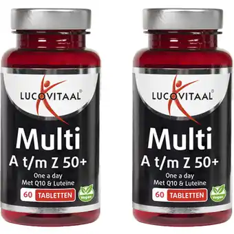Albert Heijn Lucovitaal Multi a t/m z 2-pack aanbieding