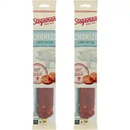 Albert Heijn Stegeman Chorizo Licht Pittig 2-pack aanbieding