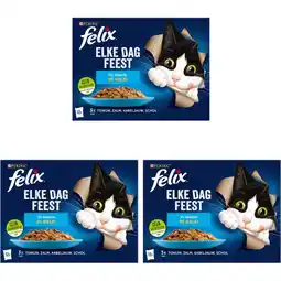 Albert Heijn Felix Elke dag feest vis in gelei 3-pack aanbieding