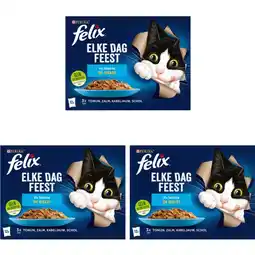 Albert Heijn Felix Elke dag feest vis in gelei 3-pack aanbieding