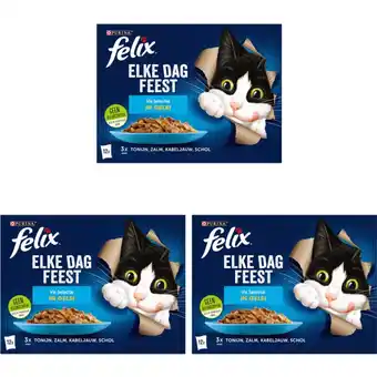 Albert Heijn Felix Elke dag feest vis in gelei 3-pack aanbieding