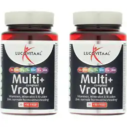 Albert Heijn Lucovitaal Multi vrouw tabletten 2-pack aanbieding