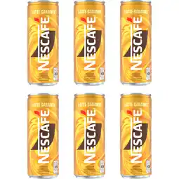 Albert Heijn Nescafé Latte caramel 6-pack aanbieding