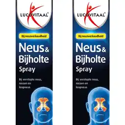 Albert Heijn Lucovitaal Neus & bijholte spray 2-pack aanbieding