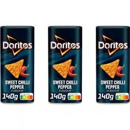 Albert Heijn Doritos Sweet Chili Pepper Canister 3-pack aanbieding