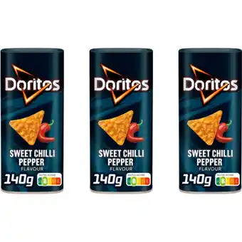 Albert Heijn Doritos Sweet Chili Pepper Canister 3-pack aanbieding