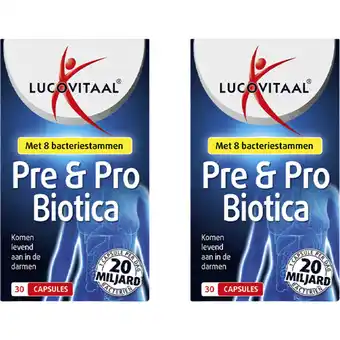 Albert Heijn Lucovitaal Pre & probiotica 2-pack aanbieding