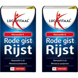 Albert Heijn Lucovitaal Rode gist rijst 3mg 2-pack aanbieding
