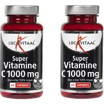 Albert Heijn Lucovitaal Super vitamine C 1000mg 2-pack aanbieding