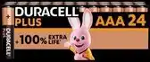 Bol.com Duracell Plus AAA - alkaline batterijen - 15V LR03 - 24 stuks aanbieding