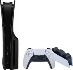 Coolblue PlayStation 5 Slim Disc Edition + Covers Zwart + Oplaadstation aanbieding