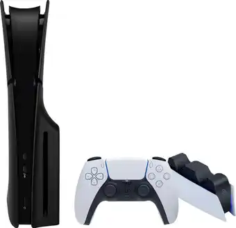 Coolblue PlayStation 5 Slim Disc Edition + Covers Zwart + Oplaadstation aanbieding