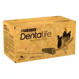 Zooplus 84 Sticks voor Middelgrote Honden Purina Dentalife Tandverzorgingssnacks aanbieding