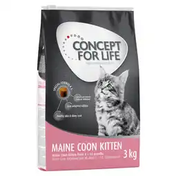 Zooplus 3 kg Concept for Life Kattenvoer - Maine Coon Kitten aanbieding