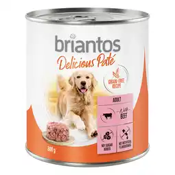 Zooplus 6x800g Rund Briantos Honden Natvoer aanbieding