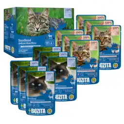 Zooplus Bozita hapjes in saus Sterilised 12 x 85 g - Mixpakket vleesmenu aanbieding