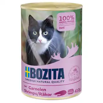 Zooplus 10 x 400 g +2 x 400 g gratis! Bozita natvoer voor katten aanbieding