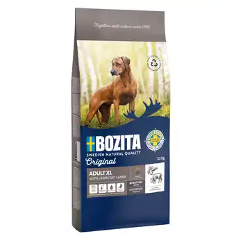 Zooplus 10 + 2 kg Gratis! Bozita Original droogvoer voor honden 12 kg - Adult XL met Lam - tarwevrij aanbieding