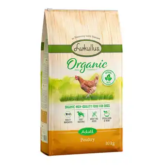 Zooplus Lukullus Organic adult gevogelte- 10 kg aanbieding
