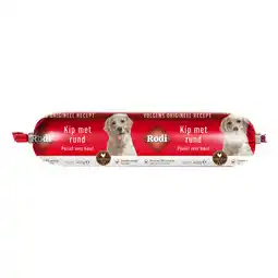 Zooplus 25% korting op Rodi worst honden natvoer 2 x 400 g - Kip & Rund aanbieding