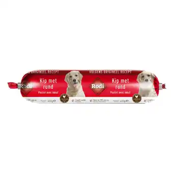 Zooplus 25% korting op Rodi worst honden natvoer 2 x 400 g - Kip & Rund aanbieding