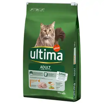 Zooplus 8,5 kg +1,5 kg gratis! Ultima droogvoer voor katten 10 kg aanbieding