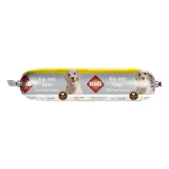 Zooplus 25% korting op Rodi worst honden natvoer 2 x 400 g - Kip & Kaas aanbieding