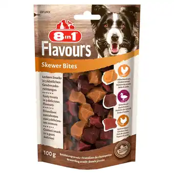 Zooplus 3+1 Gratis 8in1 Skewer Bites hondensnacks - 4 x 100 g aanbieding