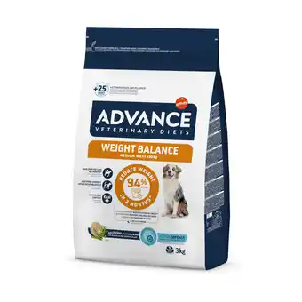 Zooplus Advance Veterinary Diets Weight Balance Medium/Maxi Hondenvoer - 3 kg aanbieding
