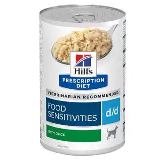 Zooplus Hill's Prescription Diet d/d Food Sensitivities Hondenvoer - 12 x 370 g aanbieding