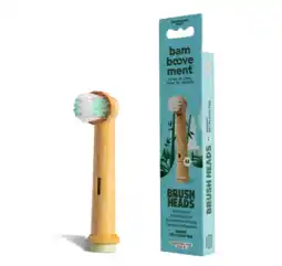 De Online Drogist Bamboovement Brush Heads 4ST aanbieding