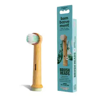 De Online Drogist Bamboovement Brush Heads 4ST aanbieding
