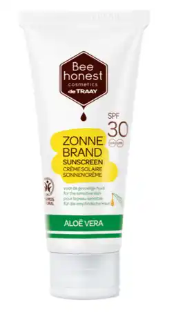 De Online Drogist Bee Honest Zonnebrandcrème Aloë Vera SPF30 100ML aanbieding