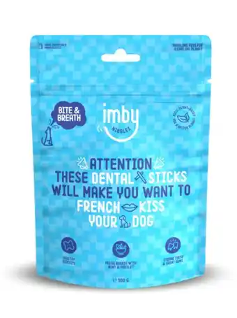 De Online Drogist Imby Hondensnack Dental Sticks 100GR aanbieding